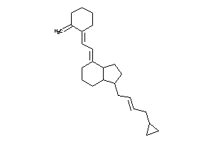 Image of 3-(4-cyclopropylbut-2-enyl)-7-[2-(2-methylenecyclohexylidene)ethylidene]-1,2,3,3a,4,5,6,7a-octahydroindene