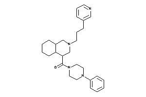 (4-phenylpiperazino)-[2-[3-(3-pyridyl)propyl]-3,4,4a,5,6,7,8,8a-octahydro-1H-isoquinolin-4-yl]methanone