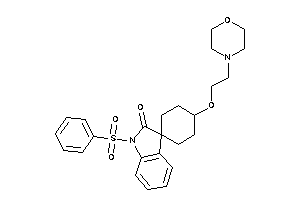 1'-besyl-4-(2-morpholinoethoxy)spiro[cyclohexane-1,3'-indoline]-2'-one