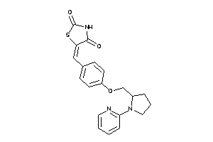 5-[4-[[1-(2-pyridyl)pyrrolidin-2-yl]methoxy]benzylidene]thiazolidine-2,4-quinone