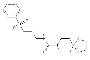 N-(3-besylpropyl)-1,4-dioxa-8-azaspiro[4.5]decane-8-carboxamide