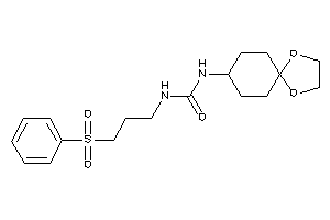 1-(3-besylpropyl)-3-(1,4-dioxaspiro[4.5]decan-8-yl)urea