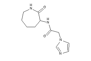 Image of 2-imidazol-1-yl-N-(2-ketoazepan-3-yl)acetamide
