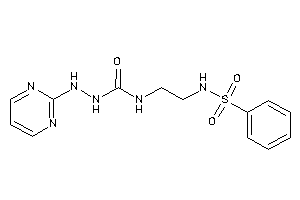 1-[2-(benzenesulfonamido)ethyl]-3-(2-pyrimidylamino)urea
