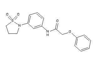 N-[3-(1,1-diketo-1,2-thiazolidin-2-yl)phenyl]-2-phenoxy-acetamide