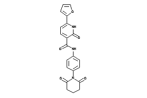 6-(2-furyl)-N-(4-glutarimidophenyl)-2-keto-1H-pyridine-3-carboxamide