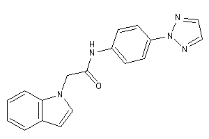 2-indol-1-yl-N-[4-(triazol-2-yl)phenyl]acetamide