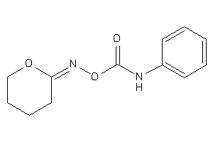 Image of N-phenylcarbamic Acid (tetrahydropyran-2-ylideneamino) Ester