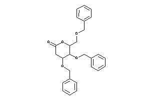 4,5-dibenzoxy-6-(benzoxymethyl)tetrahydropyran-2-one