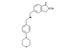 5-[[(4-morpholinobenzyl)amino]methyl]oxindole