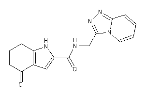 Image of 4-keto-N-([1,2,4]triazolo[4,3-a]pyridin-3-ylmethyl)-1,5,6,7-tetrahydroindole-2-carboxamide