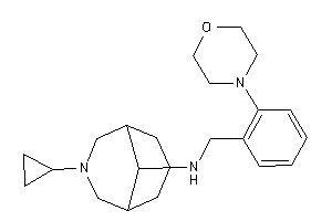 (3-cyclopropyl-3-azabicyclo[3.3.1]nonan-9-yl)-(2-morpholinobenzyl)amine