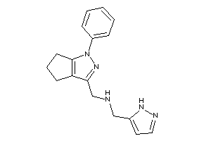 (1-phenyl-5,6-dihydro-4H-cyclopenta[c]pyrazol-3-yl)methyl-(1H-pyrazol-5-ylmethyl)amine