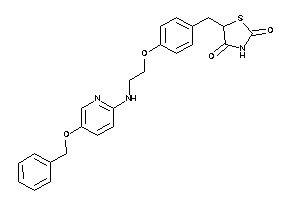 5-[4-[2-[(5-benzoxy-2-pyridyl)amino]ethoxy]benzyl]thiazolidine-2,4-quinone