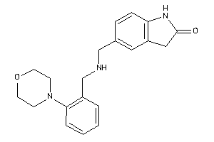 5-[[(2-morpholinobenzyl)amino]methyl]oxindole