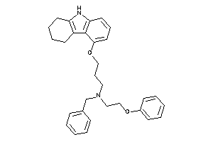 Benzyl-(2-phenoxyethyl)-[3-(6,7,8,9-tetrahydro-5H-carbazol-4-yloxy)propyl]amine