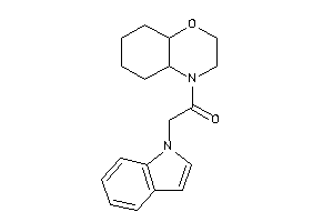 1-(2,3,4a,5,6,7,8,8a-octahydrobenzo[b][1,4]oxazin-4-yl)-2-indol-1-yl-ethanone