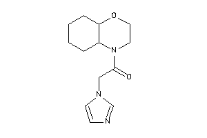 1-(2,3,4a,5,6,7,8,8a-octahydrobenzo[b][1,4]oxazin-4-yl)-2-imidazol-1-yl-ethanone