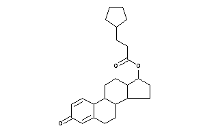 3-cyclopentylpropionic Acid (3-keto-6,7,8,9,10,11,12,13,14,15,16,17-dodecahydrocyclopenta[a]phenanthren-17-yl) Ester