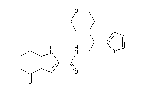 Image of N-[2-(2-furyl)-2-morpholino-ethyl]-4-keto-1,5,6,7-tetrahydroindole-2-carboxamide