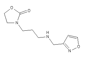 3-[3-(isoxazol-3-ylmethylamino)propyl]oxazolidin-2-one