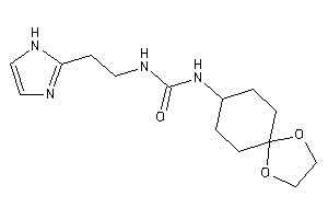 1-(1,4-dioxaspiro[4.5]decan-8-yl)-3-[2-(1H-imidazol-2-yl)ethyl]urea