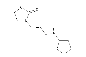 3-[3-(cyclopentylamino)propyl]oxazolidin-2-one