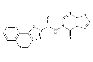 N-(4-ketothieno[2,3-d]pyrimidin-3-yl)-4H-thieno[3,2-c]chromene-2-carboxamide