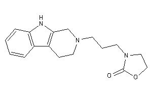 Image of 3-[3-(1,3,4,9-tetrahydro-$b-carbolin-2-yl)propyl]oxazolidin-2-one