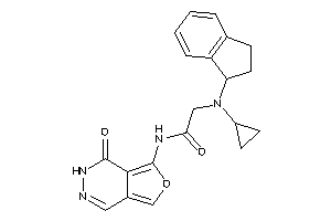 Image of 2-[cyclopropyl(indan-1-yl)amino]-N-(4-keto-3H-furo[3,4-d]pyridazin-5-yl)acetamide