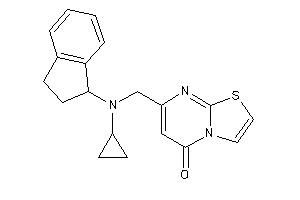 7-[[cyclopropyl(indan-1-yl)amino]methyl]thiazolo[3,2-a]pyrimidin-5-one