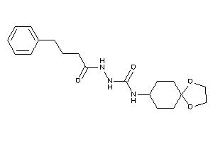 1-(1,4-dioxaspiro[4.5]decan-8-yl)-3-(4-phenylbutanoylamino)urea