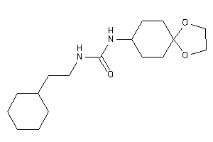 1-(2-cyclohexylethyl)-3-(1,4-dioxaspiro[4.5]decan-8-yl)urea