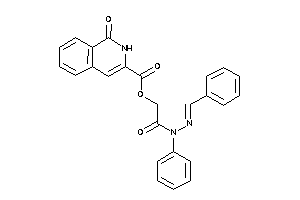 Image of 1-keto-2H-isoquinoline-3-carboxylic Acid [2-(N-(benzalamino)anilino)-2-keto-ethyl] Ester