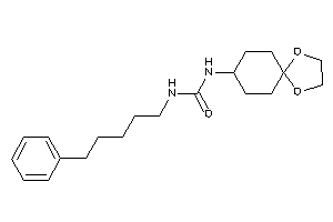 1-(1,4-dioxaspiro[4.5]decan-8-yl)-3-(5-phenylpentyl)urea