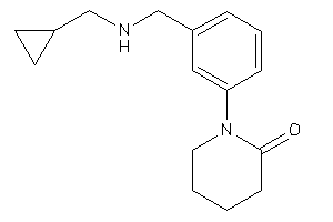 1-[3-[(cyclopropylmethylamino)methyl]phenyl]-2-piperidone