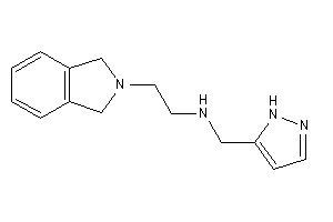 2-isoindolin-2-ylethyl(1H-pyrazol-5-ylmethyl)amine