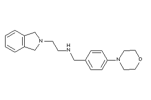 2-isoindolin-2-ylethyl-(4-morpholinobenzyl)amine