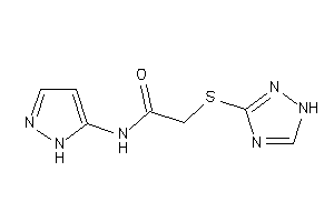 N-(1H-pyrazol-5-yl)-2-(1H-1,2,4-triazol-3-ylthio)acetamide