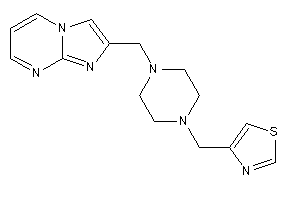 4-[[4-(imidazo[1,2-a]pyrimidin-2-ylmethyl)piperazino]methyl]thiazole