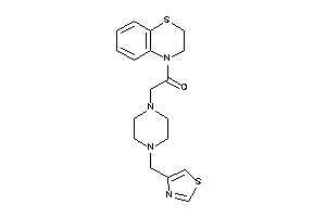 1-(2,3-dihydro-1,4-benzothiazin-4-yl)-2-[4-(thiazol-4-ylmethyl)piperazino]ethanone