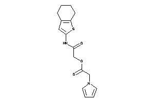 2-pyrrol-1-ylacetic Acid [2-keto-2-(4,5,6,7-tetrahydrobenzothiophen-2-ylamino)ethyl] Ester