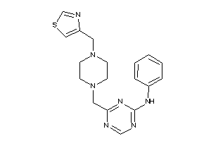 Phenyl-[4-[[4-(thiazol-4-ylmethyl)piperazino]methyl]-s-triazin-2-yl]amine