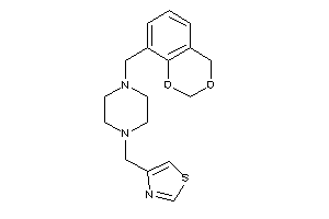 4-[[4-(4H-1,3-benzodioxin-8-ylmethyl)piperazino]methyl]thiazole