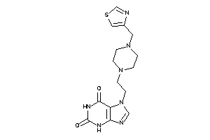 7-[2-[4-(thiazol-4-ylmethyl)piperazino]ethyl]xanthine