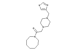 1-(azocan-1-yl)-2-[4-(thiazol-4-ylmethyl)piperazino]ethanone