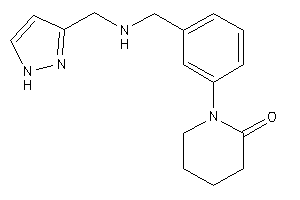 1-[3-[(1H-pyrazol-3-ylmethylamino)methyl]phenyl]-2-piperidone