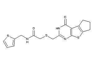 2-[(ketoBLAHyl)methylthio]-N-(2-thenyl)acetamide