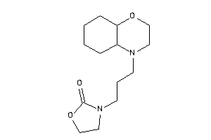 3-[3-(2,3,4a,5,6,7,8,8a-octahydrobenzo[b][1,4]oxazin-4-yl)propyl]oxazolidin-2-one