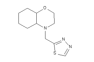 4-(1,3,4-thiadiazol-2-ylmethyl)-2,3,4a,5,6,7,8,8a-octahydrobenzo[b][1,4]oxazine